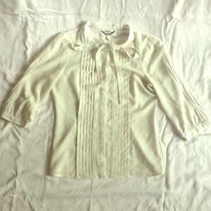 Pussy bow blouse